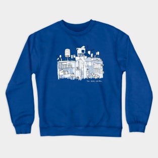 Travel Sketch Israel Tel Aviv Crewneck Sweatshirt